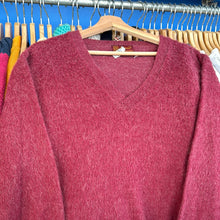 Load image into Gallery viewer, Red Kings Road Mohair V Neck Sweater
