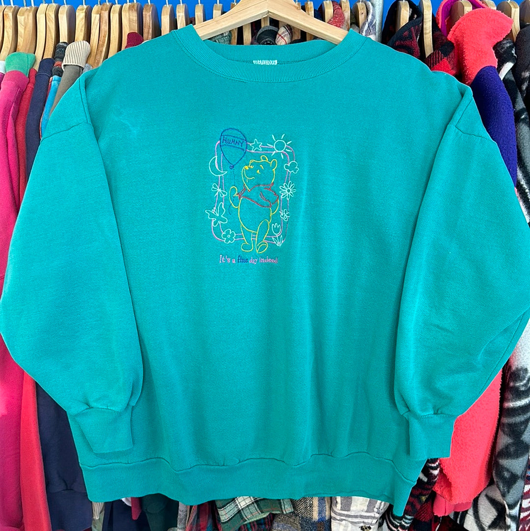 Pooh It’s A Fine Day Indeed Crewneck Sweatshirt