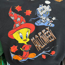 Load image into Gallery viewer, Tweety Happy Halloween Crewneck Sweatshirt

