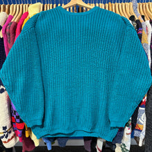 Load image into Gallery viewer, Cambridge &amp; Adam’s Turquoise Chunky Sweater
