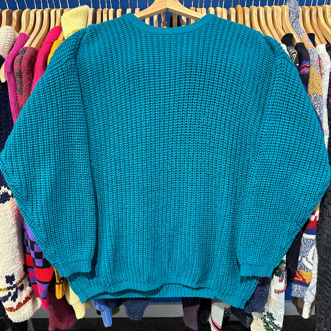 Cambridge & Adam’s Turquoise Chunky Sweater