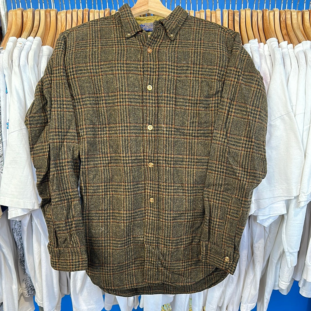 Pendleton Brown Plaid Button Up