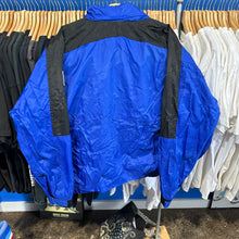 Load image into Gallery viewer, Blue Marlboro Zip-Up Hooded Windbreaker Jacket
