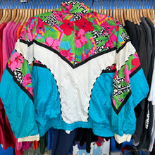 Load image into Gallery viewer, Neon Floral Windbreaker
