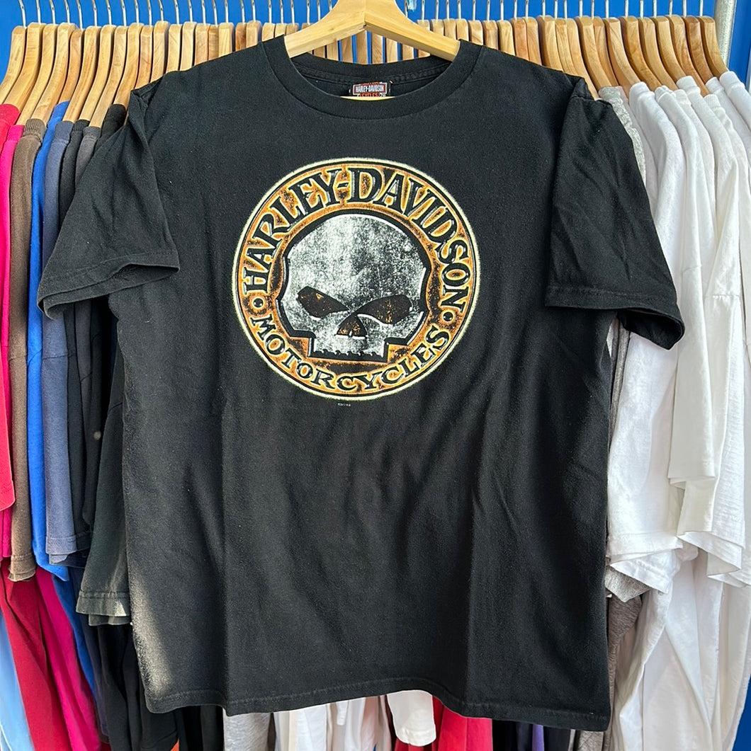 Harley Davidson Chicago Skull Emblem T-Shirt