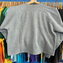 Load image into Gallery viewer, Goldfinch Thistle Grey Cropped Crewneck Sweatshirt
