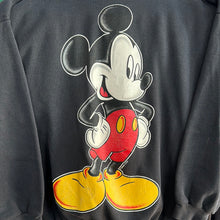 Load image into Gallery viewer, Classic Black Mickey Mouse Crewneck Sweatshirt
