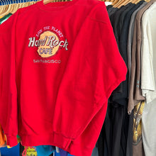 Load image into Gallery viewer, Hard Rock Cafe San Francisco Red Crewneck Sweatshirt

