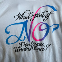 Load image into Gallery viewer, What Part of NO T-Shirt
