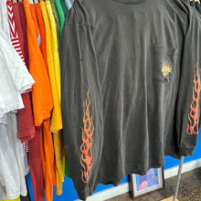 Load image into Gallery viewer, Harley Davidson Flame Pocket Long Sleeve T-Shirt
