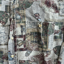 Load image into Gallery viewer, Outdoor Pattern Flannel Button Up
