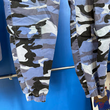 Load image into Gallery viewer, Blue Camo Jogger Pants
