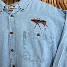 Load image into Gallery viewer, Moose Denim Button Up
