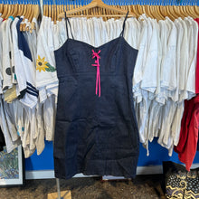 Load image into Gallery viewer, Denim with Pink Accents Dress
