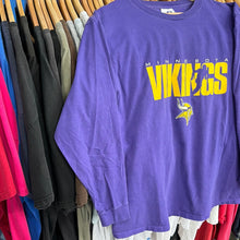 Load image into Gallery viewer, MN Vikings Spell Out Long Sleeve T-Shirt
