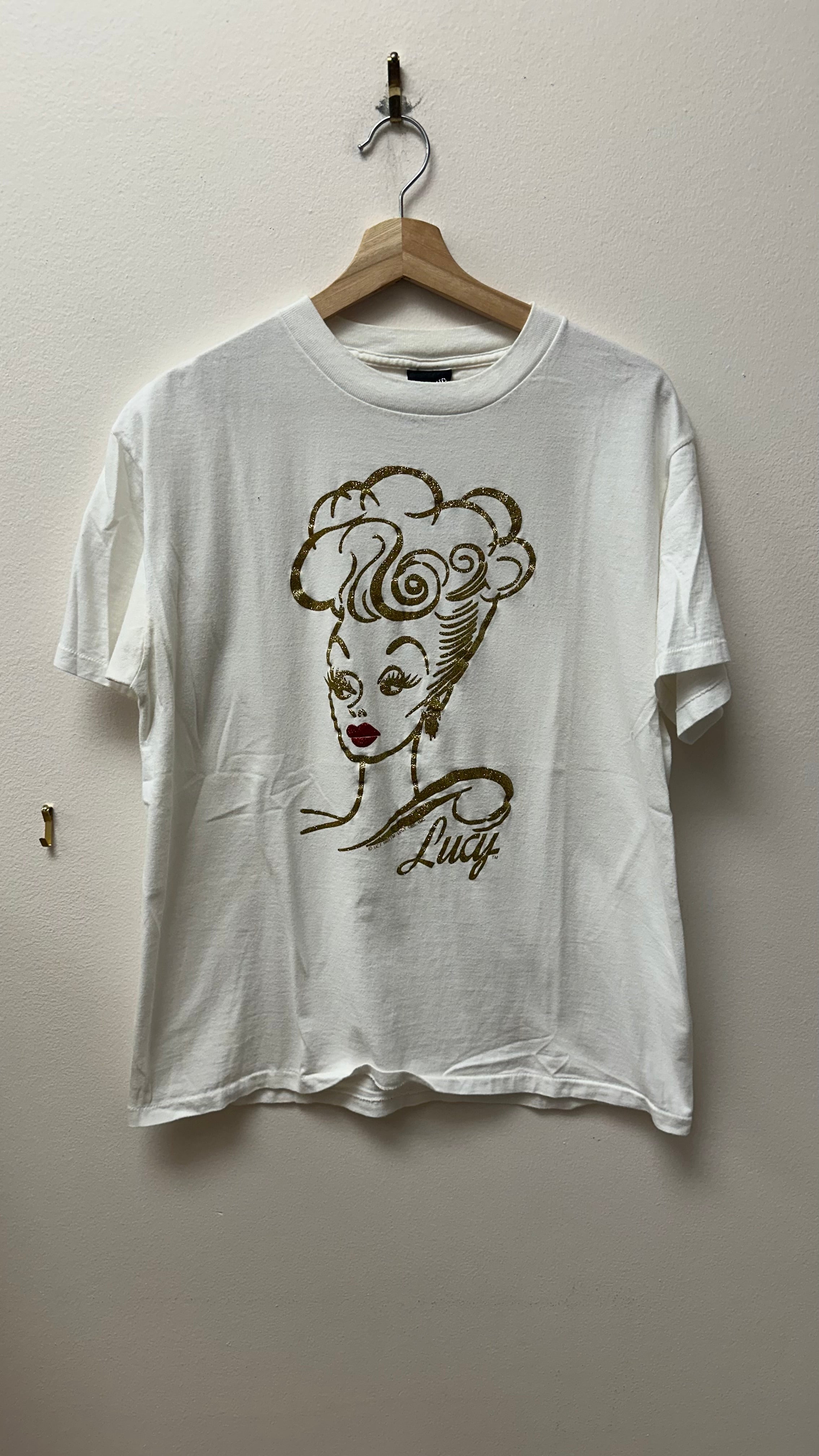 I Love Lucy Gold Sparkles T-Shirt