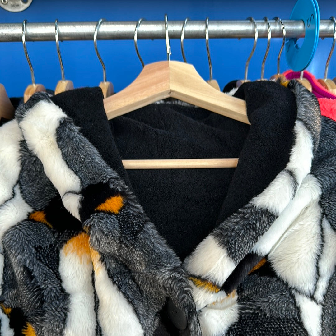 Penguins Button Up Fleece