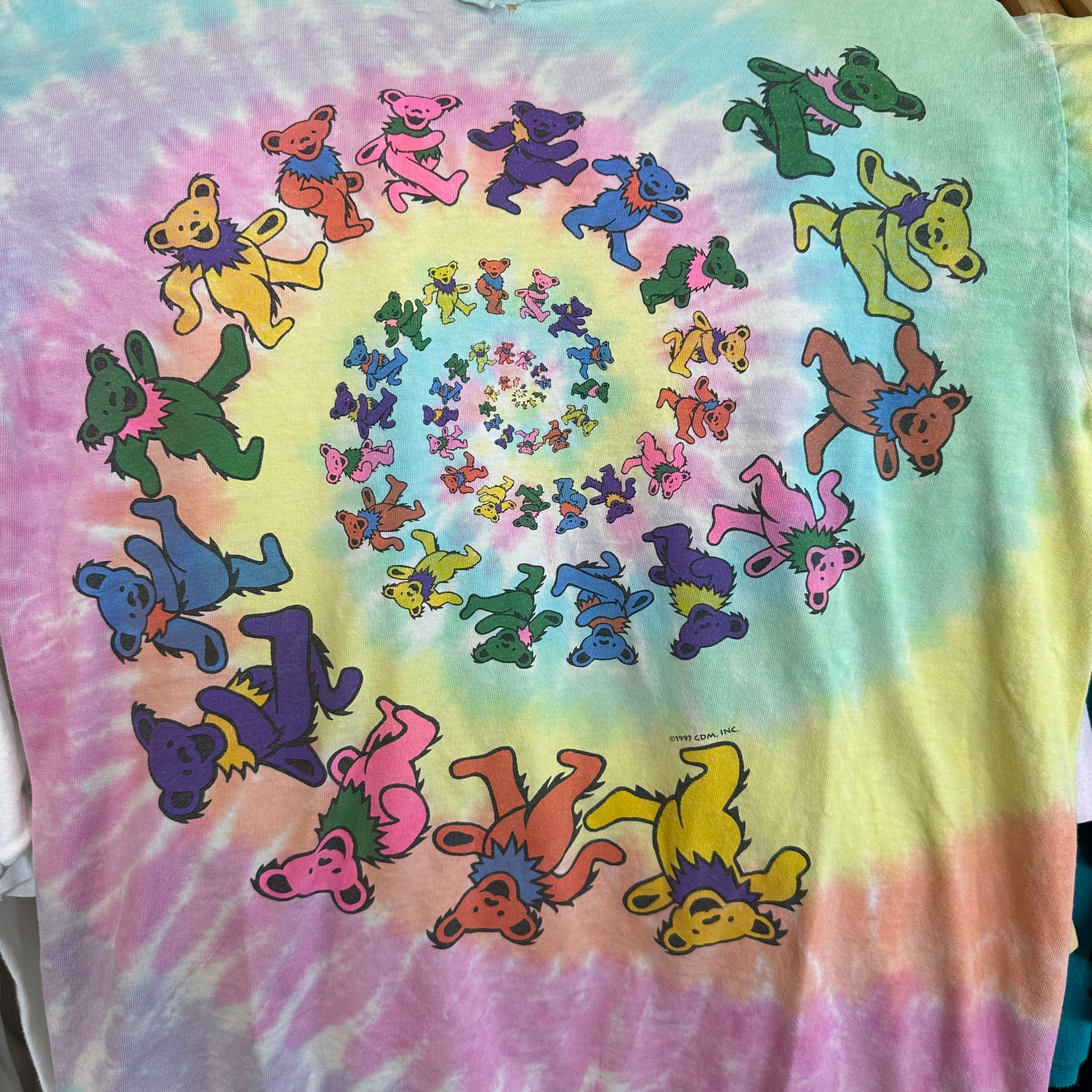Grateful Dead Bears Spiral T-Shirt
