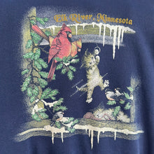 Load image into Gallery viewer, Christmas Cats &amp; Birds Crewneck Sweatshirt
