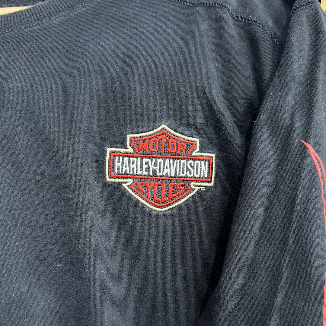 Harley Davidson Crest Modern Long Sleeve T-Shirt