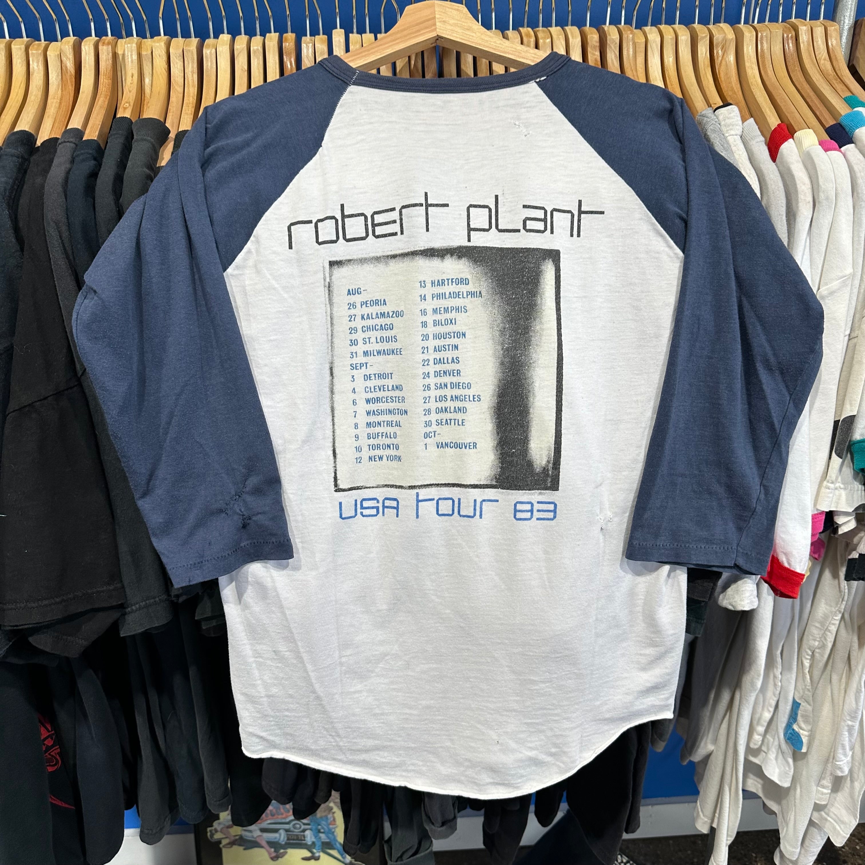 Robert Plant 1983 Tour Raglan T-Shirt