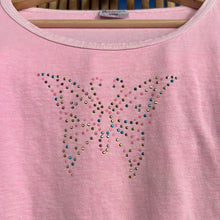 Load image into Gallery viewer, Sparkle Butterfly Femme Long Sleeve T-Shirt
