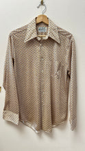 Load image into Gallery viewer, Knit Kmart Sport Shirt Yellow/Orange Button-Up
