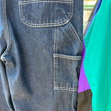 Load image into Gallery viewer, Rowbuck’s Dark Wash Carpenter Pants
