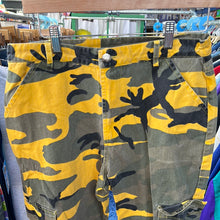 Load image into Gallery viewer, Yellow Camo Cargo Pants

