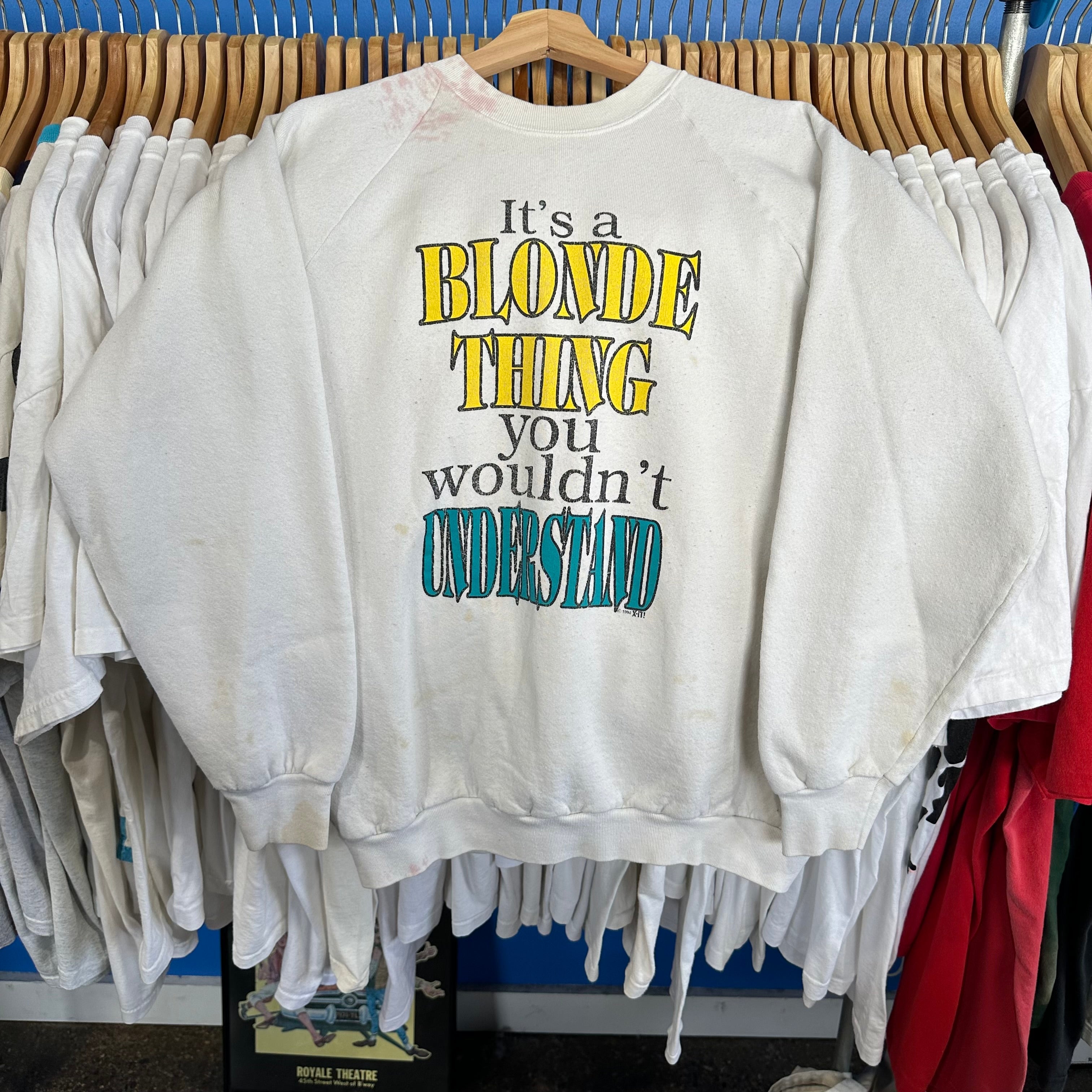 It’s a Blonde Thing Crewneck Sweatshirt