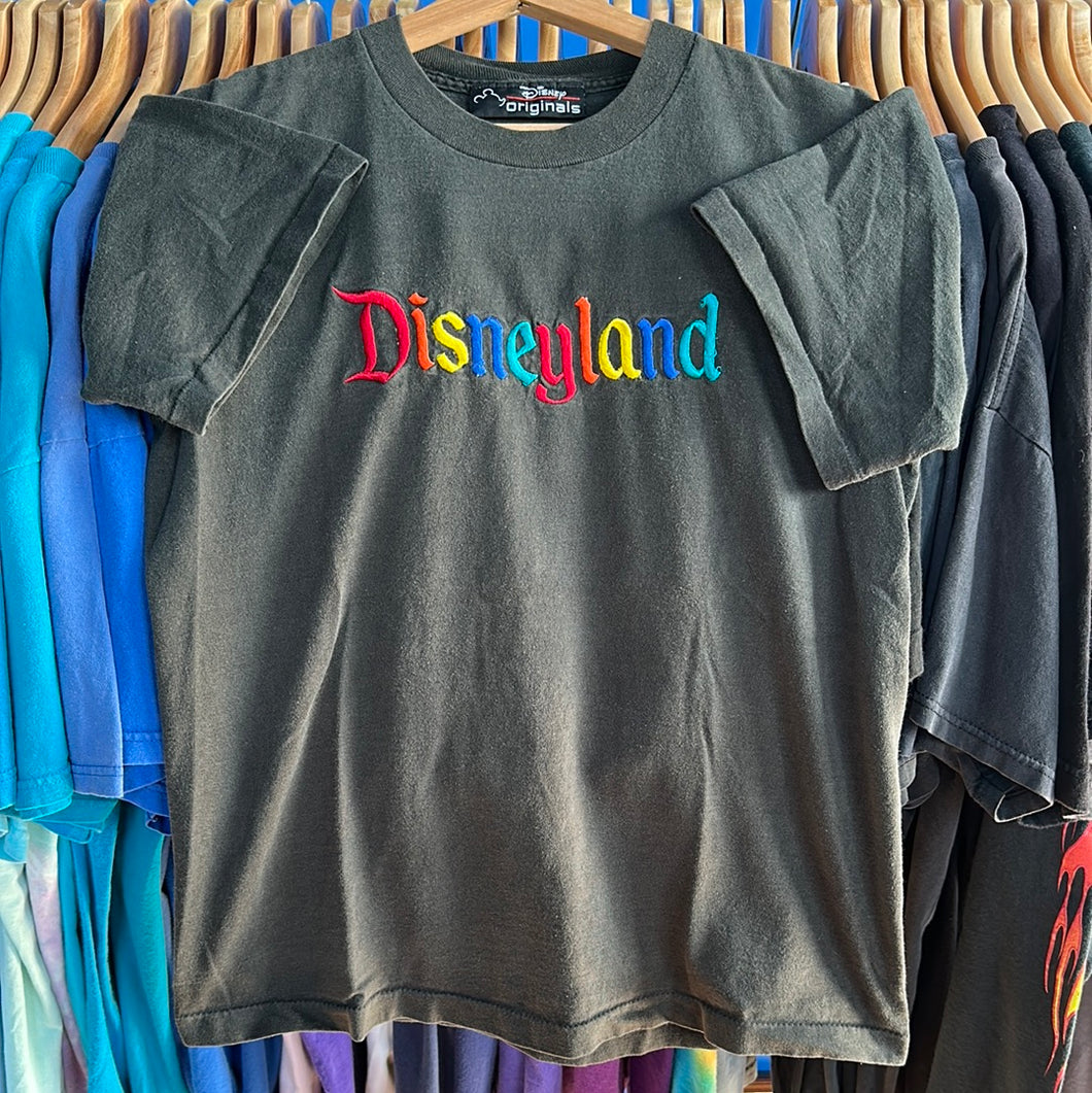 Disneyland Rainbow Embroidery T-Shirt