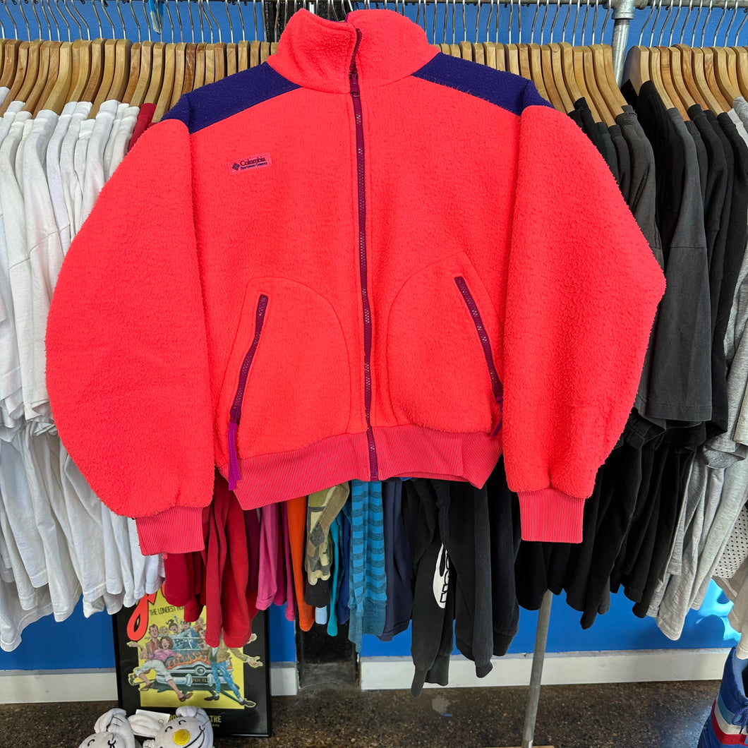 Pink Neon Columbia Zip-up Fleece
