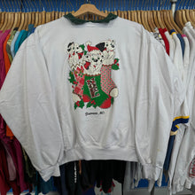 Load image into Gallery viewer, Puppy Stockings Sweatshirt
