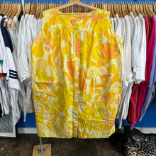 Load image into Gallery viewer, Yellow Floral Muumuu/House Dress
