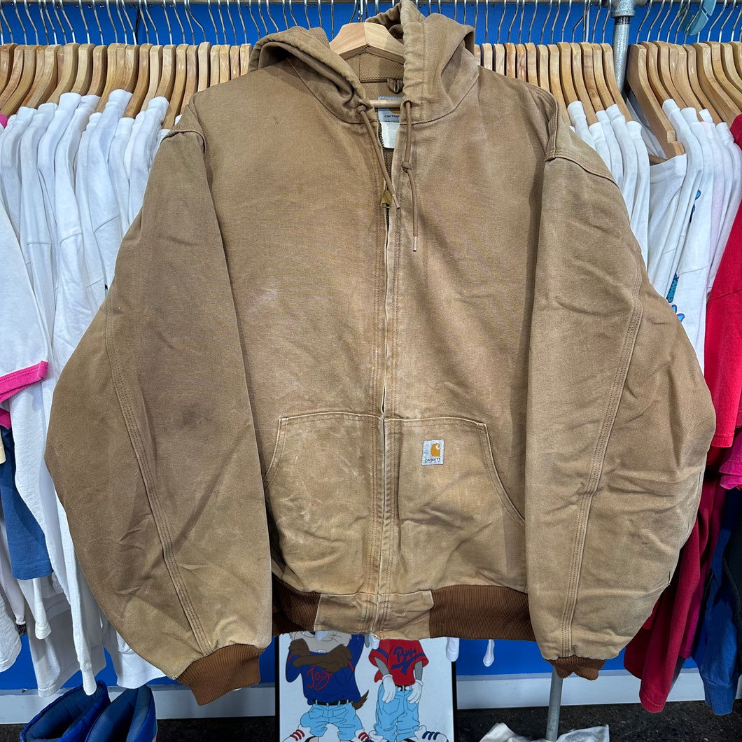 Carhartt Tan Hooded Shell Jacket