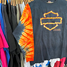 Load image into Gallery viewer, Tie Dye Harley Davidson Creat Long Sleeve T-Shirt
