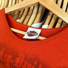 Load image into Gallery viewer, Sparkle Harley Davidson Long Sleeve Femme Top
