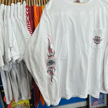 Load image into Gallery viewer, Harley Davidson White Pocket Long Sleeve T-Shirt
