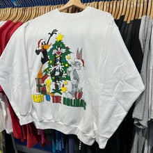 Load image into Gallery viewer, Looney Tunes Light Up The Holidays Crewneck Sweatshirt
