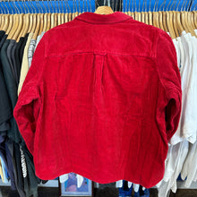 Load image into Gallery viewer, Main Street Blues Red Corduroy Button Up
