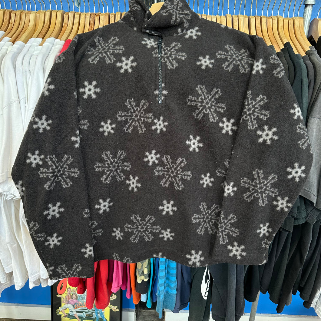 Snowflake Quarter Zip Fleece