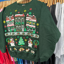 Load image into Gallery viewer, Holiday Town Snowmen Crewneck Sweatshirt
