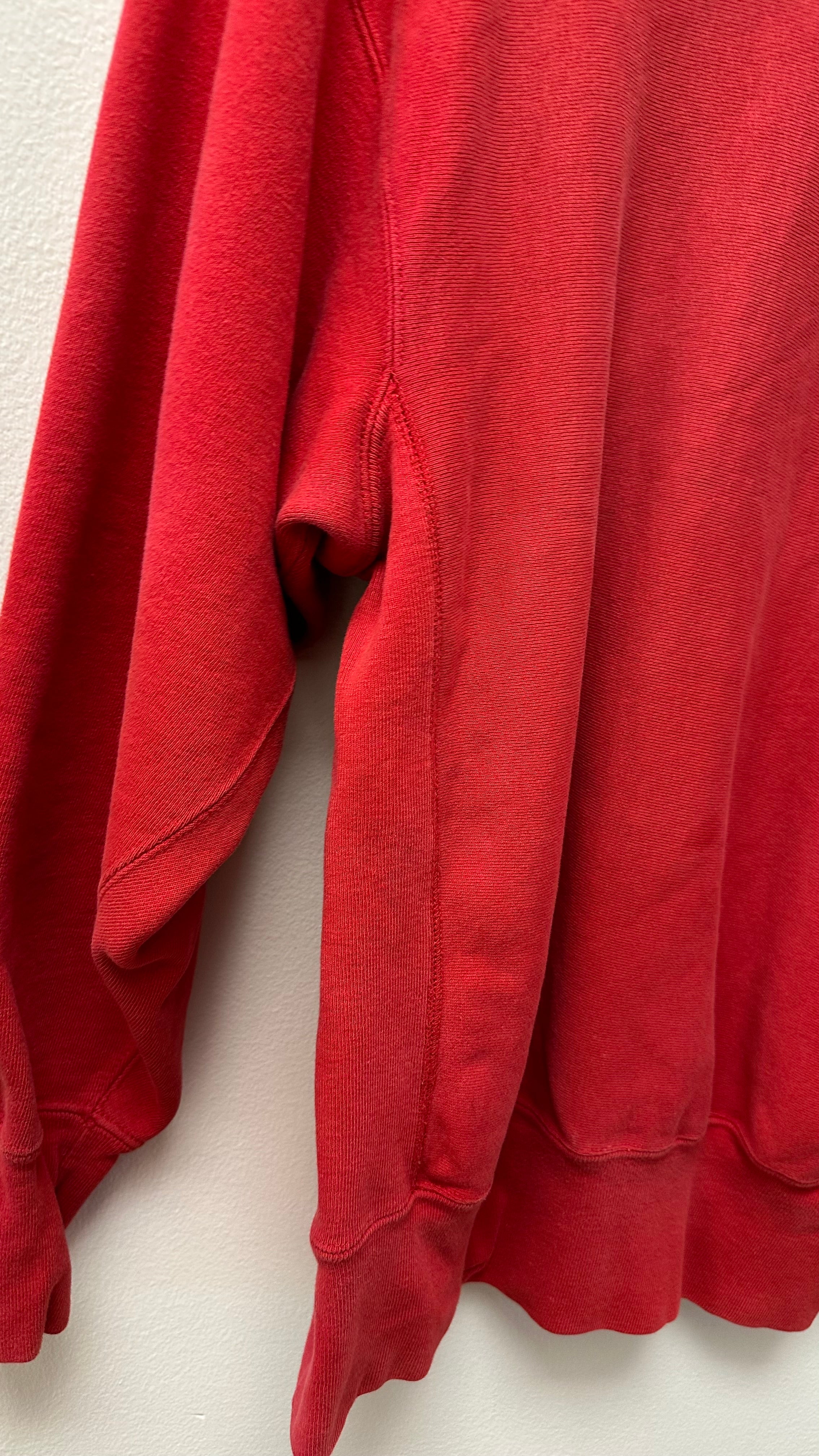 Red Champion Reverse Weave Sweatshirt