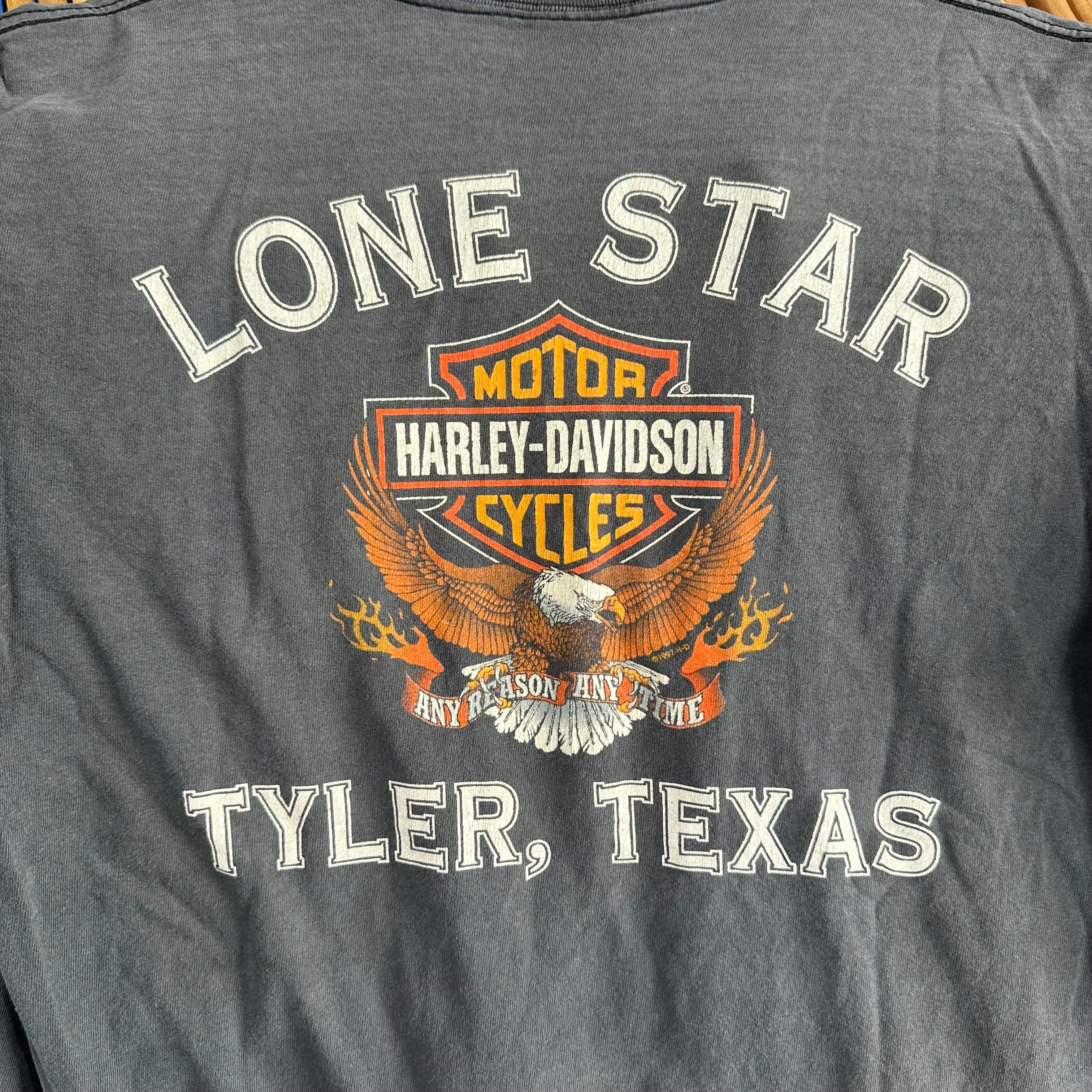 Harley Davidson Faded Eagle Tyler, TX T-Shirt