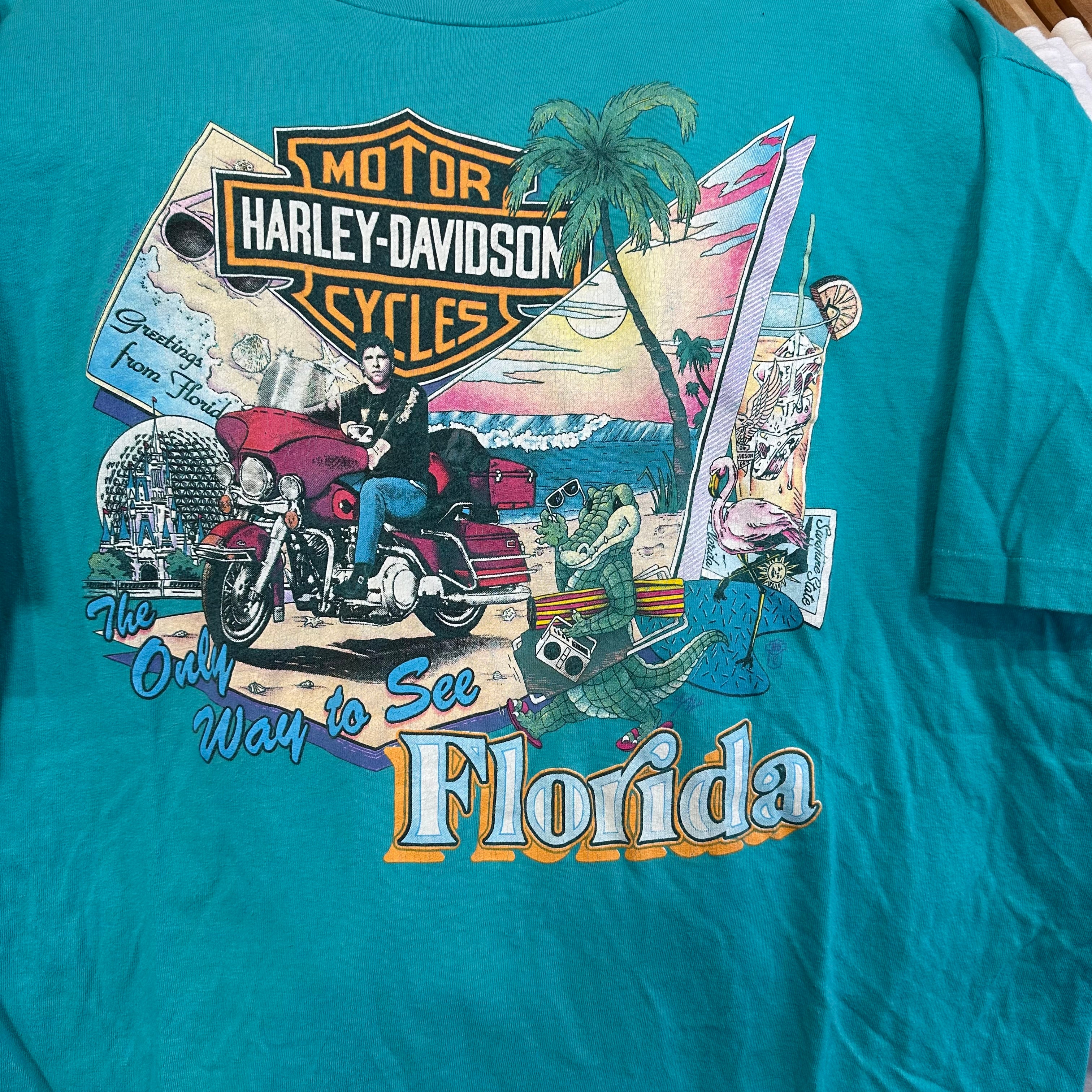 Harley Davidson Teal Jacksonville, FL T-Shirt