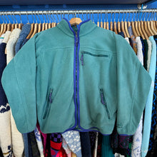 Load image into Gallery viewer, Teal Full Zip Polartek Jacket Fleece
