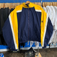 Load image into Gallery viewer, Yellow &amp; Blue Champion Windbreaker Jacket
