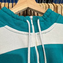 Load image into Gallery viewer, Color Block Striped Quarter Zip Sweatshirt
