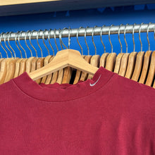 Load image into Gallery viewer, Nike Maroon Mock Neck Long Sleeve T-Shirt
