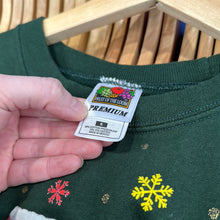 Load image into Gallery viewer, Holiday Town Snowmen Crewneck Sweatshirt
